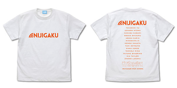 COSPA Love Live! Nijigasaki High School Idol Club T-shirt /WHITE-XL รูปภาพ 1