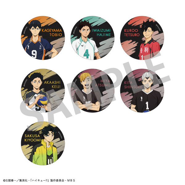 Haikyuu!! To The Top Ensky Marukaku Square Can Badge Vol. 2 SET