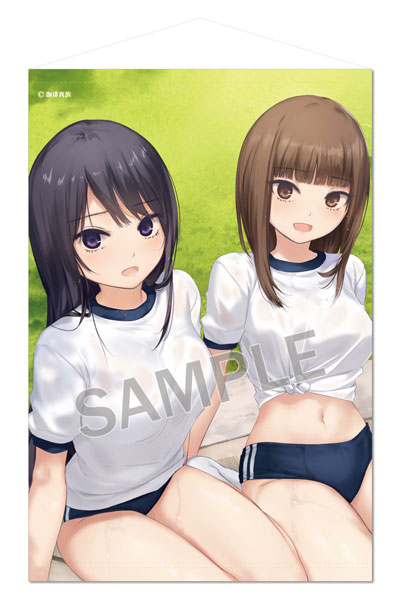 Brendream Coffee Kizoku B2 Wall Scroll Shiramine-san & Rei-chan (Bloomers Ver) hình ảnh 1