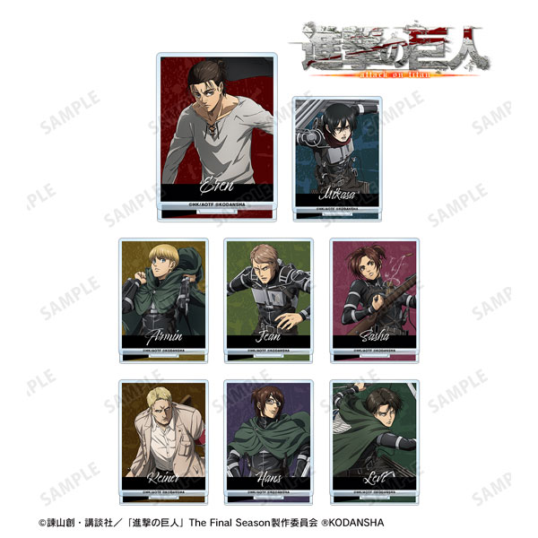 AmiAmi [Character & Hobby Shop]  Attack on Titan Trading Acrylic Stand vol. 3 8Pack BOX(Released)