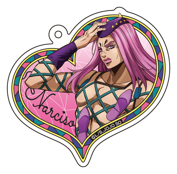 AmiAmi [Character & Hobby Shop]  Anime JoJo's Bizarre Adventure Stone  Ocean New Illustration Acrylic Keychain (1) Jolyne Kujo(Released)