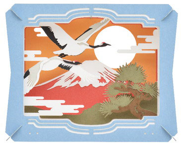 PT-324　富士山と鶴