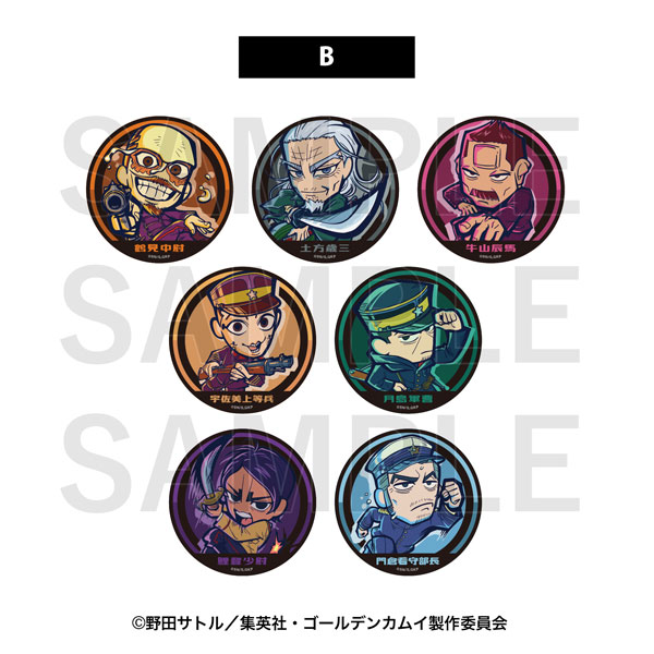 AmiAmi [Character & Hobby Shop] | Golden Kamuy Trading Tin Badge B 
