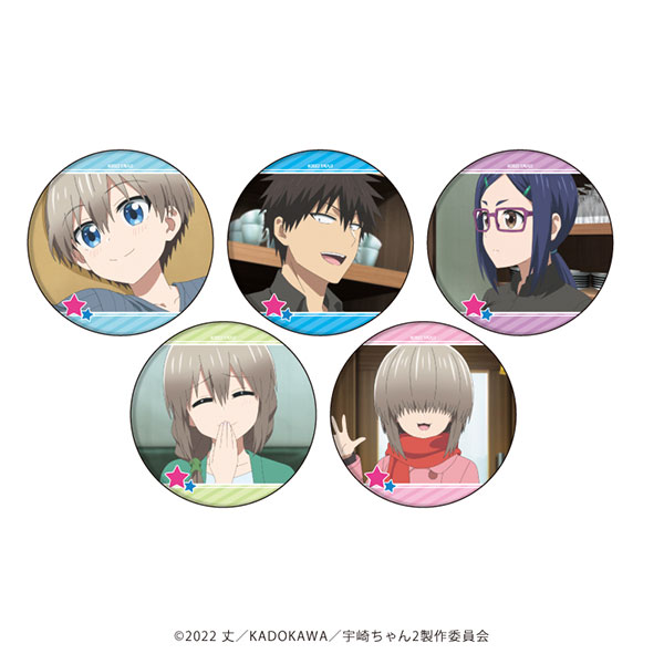 AmiAmi [Character & Hobby Shop]  TV Anime Uzaki-chan wa Asobitai! Double  New Illustration Tin Badge Set [Sailor Uniform ver.](Pre-order)