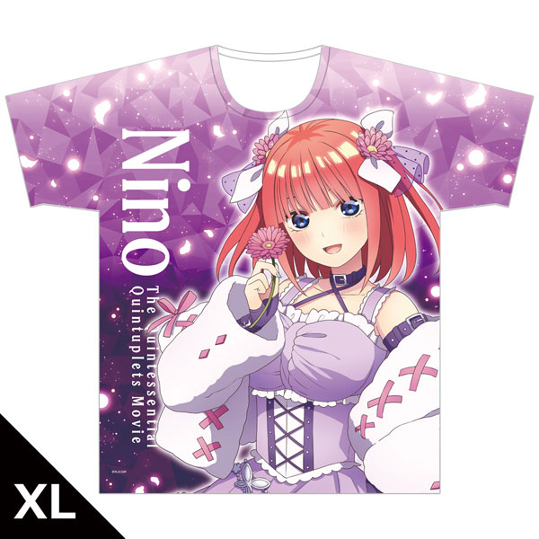 AmiAmi [Character & Hobby Shop]  Movie The Quintessential Quintuplets  T-shirt L Size Design 02 (Nino Nakano) [New Illustration](Pre-order)