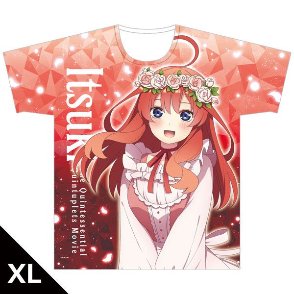 AmiAmi [Character & Hobby Shop]  Movie The Quintessential Quintuplets  T-shirt L Size Design 02 (Nino Nakano) [New Illustration](Pre-order)