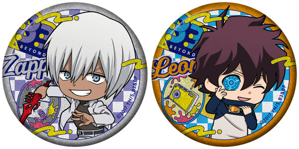 AmiAmi [Character & Hobby Shop]  Blood Blockade Battlefront & BEYOND Tin  Badge Set Leo & Zapp(Released)