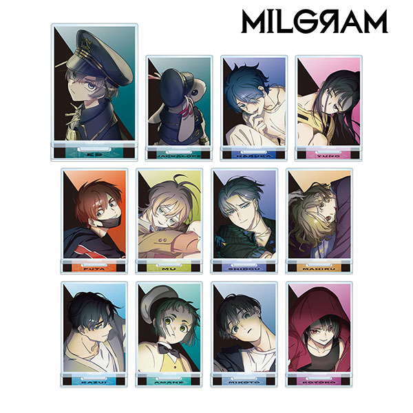 Hot Anime MILGRAM Q Version Acrylic Keychain MILGЯAM Haruka