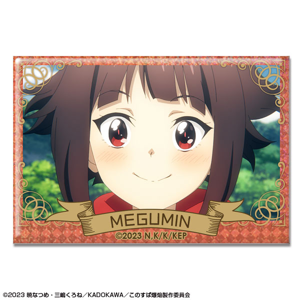 AmiAmi [Character & Hobby Shop]  Kono Subarashii Sekai ni Bakuen wo!  Hologram Tin Badge Design 14 (Megumin /N)(Pre-order)