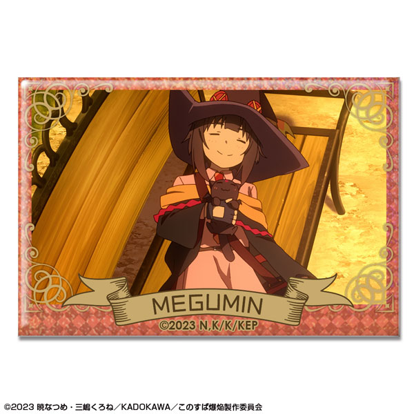 AmiAmi [Character & Hobby Shop]  Kono Subarashii Sekai ni Bakuen wo!  Hologram Tin Badge Design 14 (Megumin /N)(Pre-order)