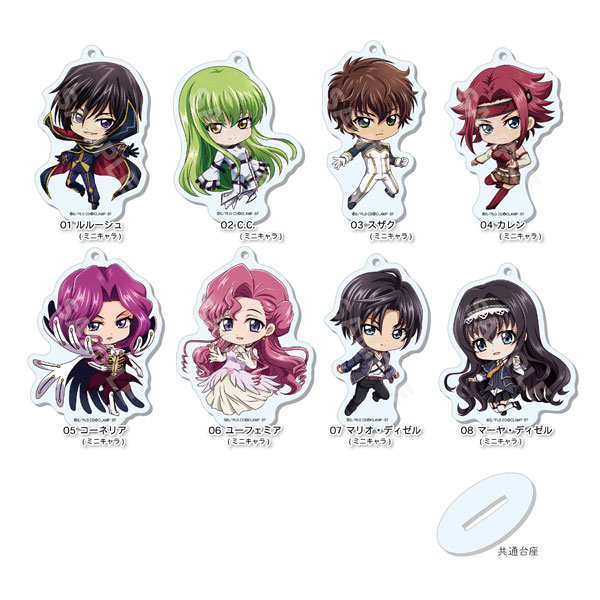 A3 Code Geass Lelouch of The Rebellion Lost Stories 04 Lelouch Lamperouge  [Illustrated Illustration] Character Acrylic Figure