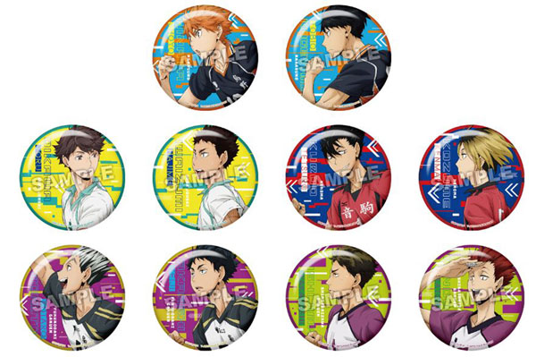 AmiAmi [Character & Hobby Shop]  Haikyuu!! Glitter Tin Badge vol.2 Tetsuro  Kuroo(Released)