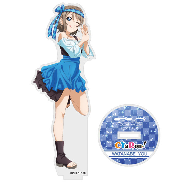 COSPA Love Live! Sunshine!! You Watanabe Acrylic Stand CYaRon! Ver. รูปภาพ 1