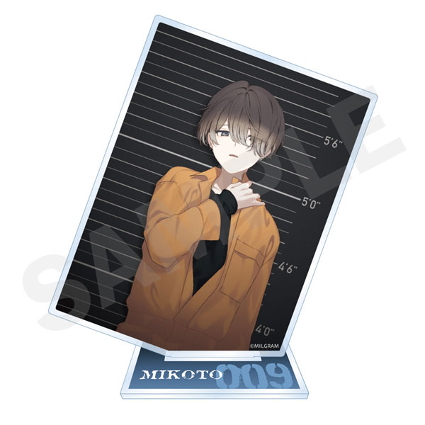 Hot Anime MILGRAM Q Version Acrylic Keychain MILGЯAM Haruka