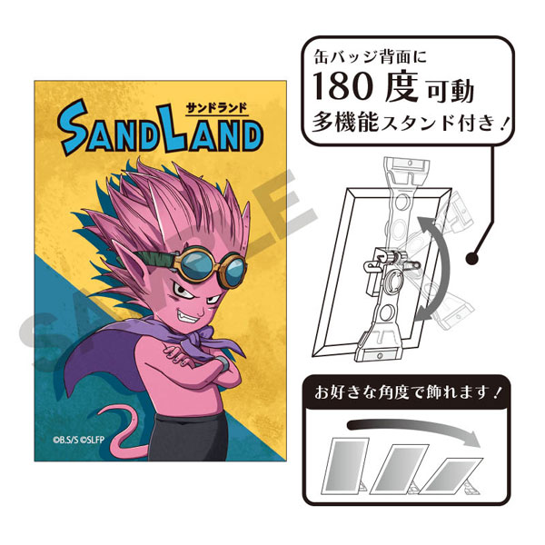 AmiAmi [Character & Hobby Shop] | SAND LAND Art Tin Badge