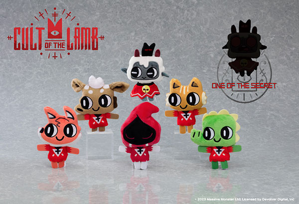 キーホルダー　【BOX】Cult of the Lamb ミステリーバッグ フィンガーパペット AmiAmi [Character & Hobby Shop] | Cult of the Lamb Mystery