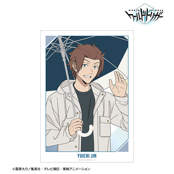 AmiAmi [Character & Hobby Shop]  World Trigger New Illustration Yuichi Jin  Tin Badge Trigger On Ver.(Pre-order)