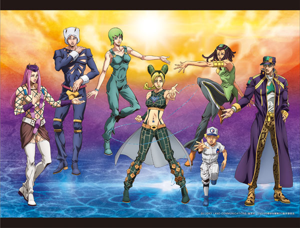 AmiAmi [Character & Hobby Shop]  Anime JoJo's Bizarre Adventure Stone  Ocean New Illustration Clear File Set [AM] A(Released)