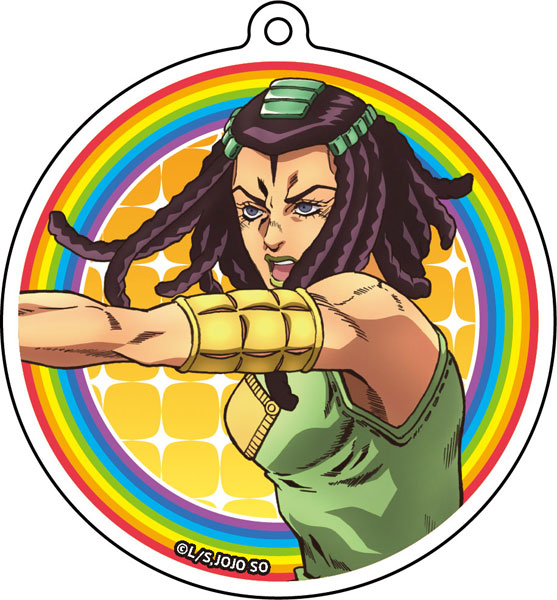 AmiAmi [Character & Hobby Shop]  Anime JoJo's Bizarre Adventure Stone  Ocean New Illustration Acrylic Keychain (1) Jolyne Kujo(Released)