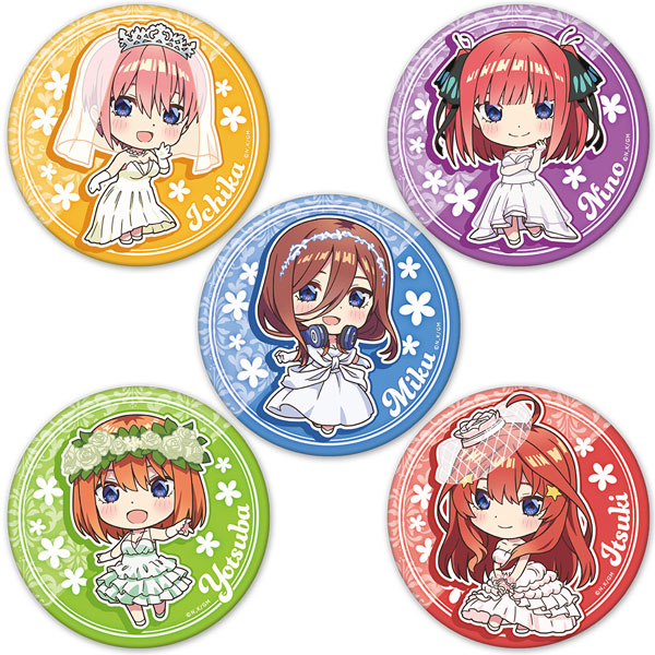 AmiAmi [Character & Hobby Shop]  Movie The Quintessential Quintuplets  Tin Badge Design 63 (Group /C)(Pre-order)