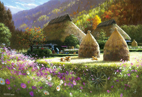 ﾋﾞﾊﾞﾘｰ300-033子犬とふるさと