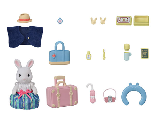 DF-19ﾄﾗﾍﾞﾙｾｯﾄ しろｳｻｷﾞお母さん