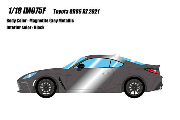 AmiAmi [Character & Hobby Shop] | 1/18 Toyota GR86 RZ 2021 Magnetite Gray  Metallic(Released)