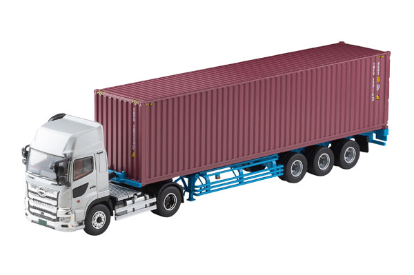 AmiAmi [Character & Hobby Shop]  Tomica Limited Vintage NEO LV-N292a Hino  Profia 40ft Marine Container Trailer (Toho Car Corporation TC36H1C34)  (Silver)(Released)