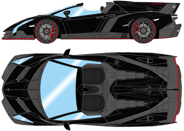 AmiAmi [Character & Hobby Shop] | 1/43 Lamborghini Veneno Roadster