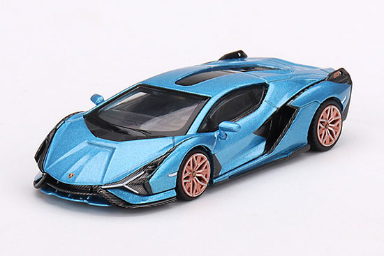 AmiAmi [Character & Hobby Shop] | 1/64 Lamborghini Sian FKP 37 Blu