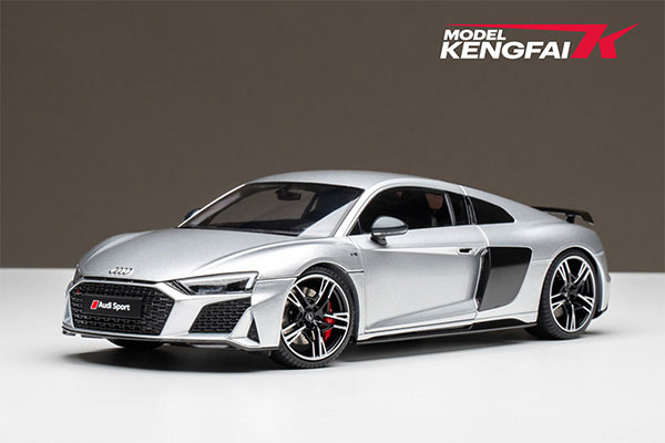 AmiAmi [Character & Hobby Shop] | 1/18 Audi 2021 R8 Coupe Silver 