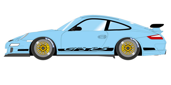 Porsche 911 (997) GT3 RS 2007 1/43 Make-Up Eidolon