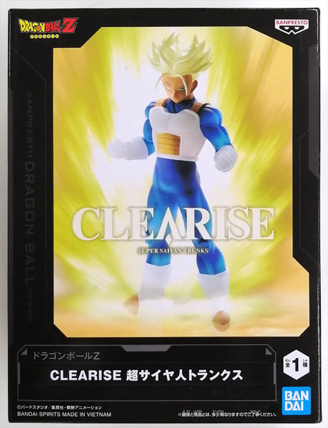 BANDAI SPIRITS Dragon Ball Z CLEARISE Super Saiyan Trunks (Game-prize) รูปภาพ 1