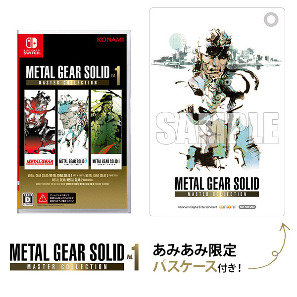 Metal Gear Solid: Master Collection Vol. 1 PS5 DIGITAL DOWNLOAD SLEEVE 