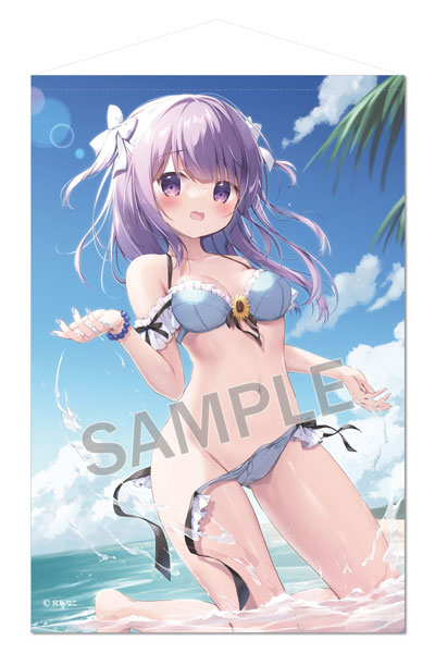 Brendream Nako Miyasaka B2 Wall Scroll Aqua Sayaka-chan Extra Edition hình ảnh 1
