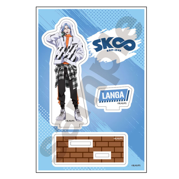 Anime SK8 the Infinity Kyan Reki Hasegawa Langa Acrylic Stand Figure