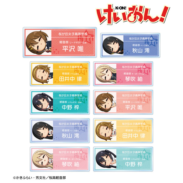 K-On! Main Character Rankings