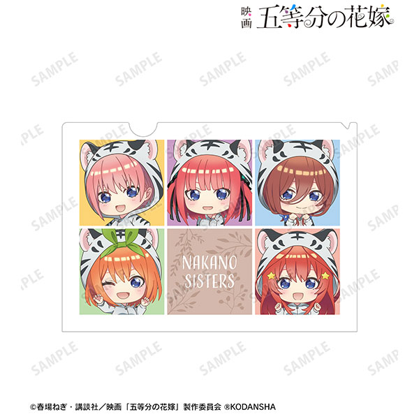 AmiAmi [Character & Hobby Shop]  Movie The Quintessential Quintuplets  New Illustration Group Cherry Blossom Japanese Outfit ver. Ani-Art aqua  label A4 Acrylic Panel(Pre-order)