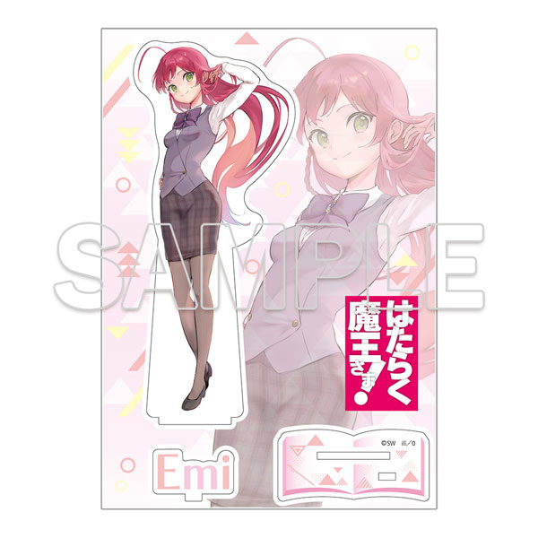 The Devil Is a Part Timer Emi Yusa Emilia Sadao Maou Acrylic Stand From  Japan