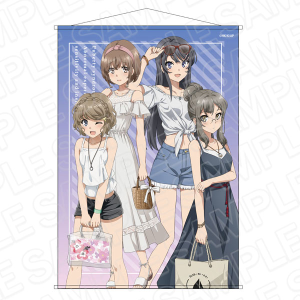 Anime Seishun Buta Yarou wa Bunny Girl Sakurajima Mai Poster Wall Scroll  Cute