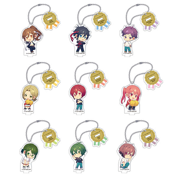 Acrylic Key Ring [High Card] 01 (Set of 5) (Anime Toy