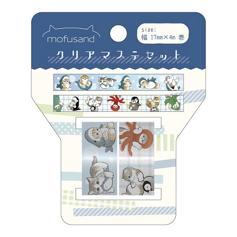 ｍｏｆｕｓａｎｄ　クリアマステセット３サメにゃん