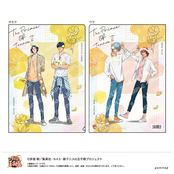 AmiAmi [Character & Hobby Shop] | The New Prince of Tennis Clear File (C  Seiichi Yukimura & Genichiro Sanada / Masaharu Niou & Bunta Marui)(Released)