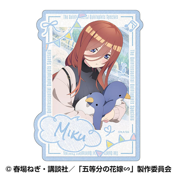 AmiAmi [Character & Hobby Shop]  The Quintessential Quintuplets Travel  Sticker 3. Miku Nakano (I'm Home)(Released)