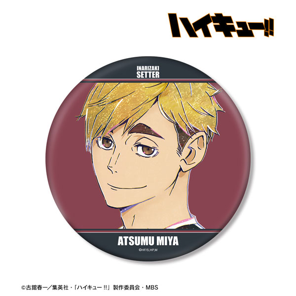 Haikyuu!! TO THE TOP Anime badge Kita Shinsuke Atsumu Miya