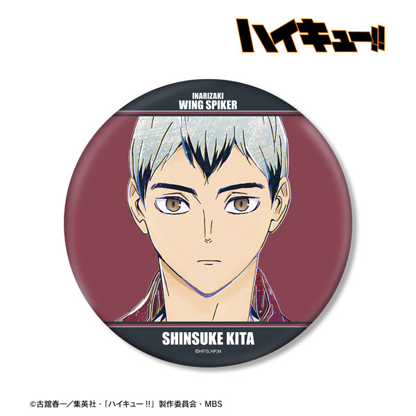 Haikyuu!! TO THE TOP Anime badge Kita Shinsuke Atsumu Miya