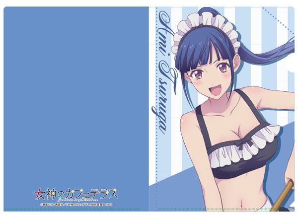 AmiAmi [Character & Hobby Shop] | Megami no Cafe Terrace Clear File Ami  Tsuruga Swimsuit Maid ver(Released)