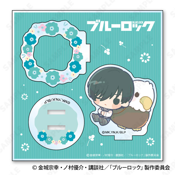 AmiAmi [Character & Hobby Shop]  Chara Acrylic Figure Bluelock x Sanrio  Characters 18/ Rin Itoshi x Pochacco Bust (New Illustration)(Released)