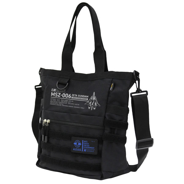 COSPA Mobile Suit Zeta Gundam Waverider Functional Tote Bag /BLACK รูปภาพ 1