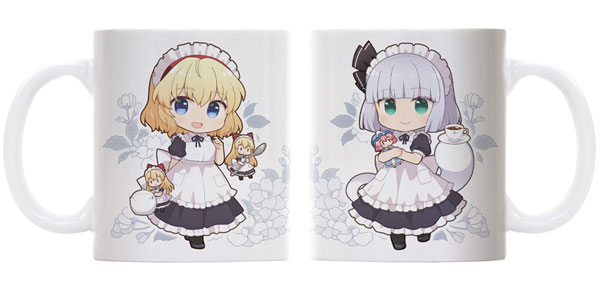 AmiAmi [Character & Hobby Shop]  COSPA DEPOT Exclusive Touhou Project x  Cure Maid Cafe Youmu & Alice Full Color Mug(Pre-order)